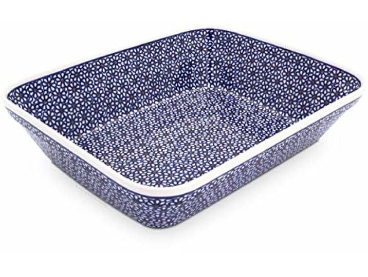 Bunzlauer Keramik Auflaufform 2,7l 23,2x29,7cm, H=7,0cm, Dekor 120