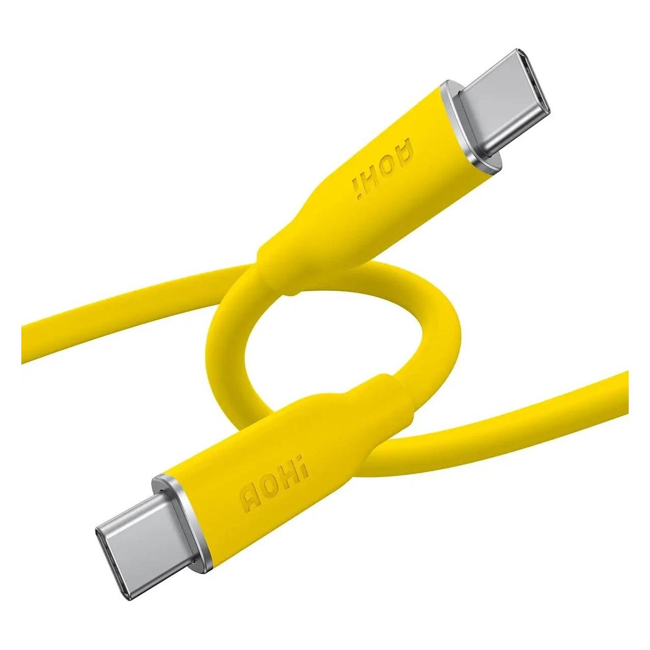 Aohi Magline Silky Cable USB C - USB-C - Kabel (1 m, 140 W) (AOC-L014)
