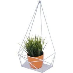 Wandregal MCW-K79, Hängeregal Dekoregal Küchenregal Regal, Metall 44x23x11cm ~ weiß