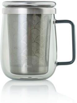 AdHoc Tea Glass with Tea Filter Yuna 18.9oz