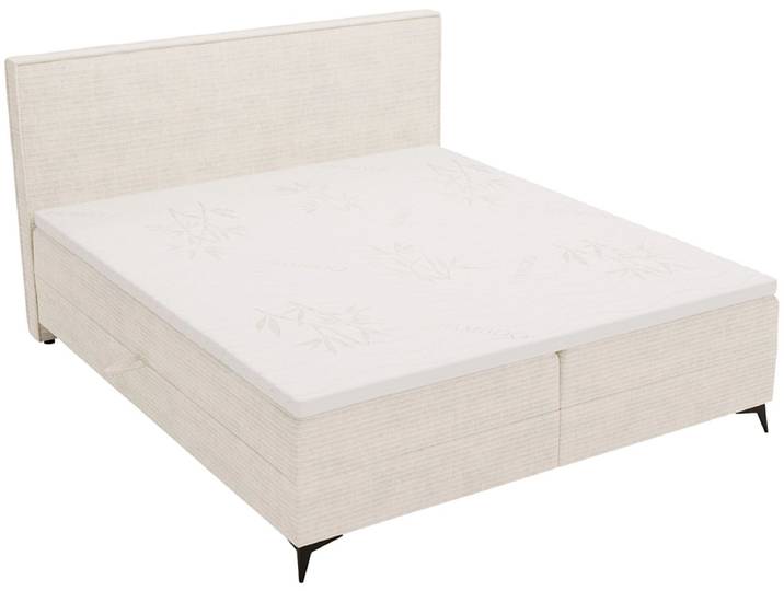 Boxspringbett HOLIDAY weiss 180x200cm fest