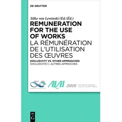 Remuneration for the Use of Works, Fachbücher