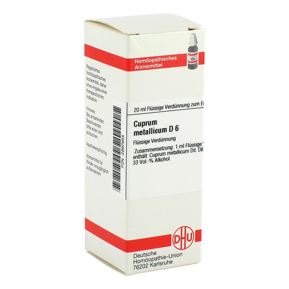 DHU-Arzneimittel GmbH & Co. KG Cuprum Metallicum D6 Dilution 02897655