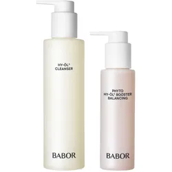 300ml BABOR CLEANSING HY-ÖL Cleanser & Phyto HY-ÖL Booster Balancing Set (Cleanser 200ml + Booster 100ml)
