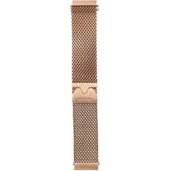 Forcell Strap F-DESIGN FS10 stailess steel strap for SAMSUNG Watch 22 mm gold (22 mm, Edelstahl, Geflecht), Uhrenarmband, Gold