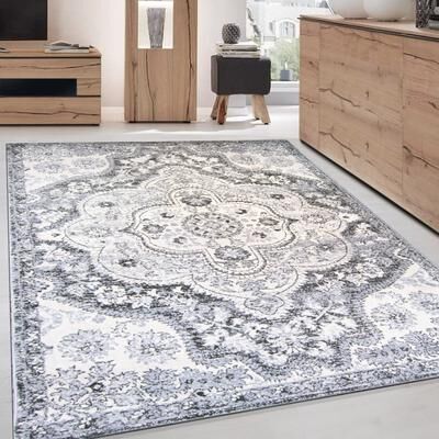 The Curated Nomad Sunset Distressed Vintage Bohemian Rug