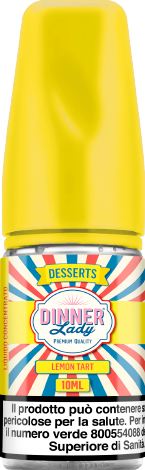 Dinner Lady Lemon Tart Aroma Mini Shot 10ml Crostata Al Limone
