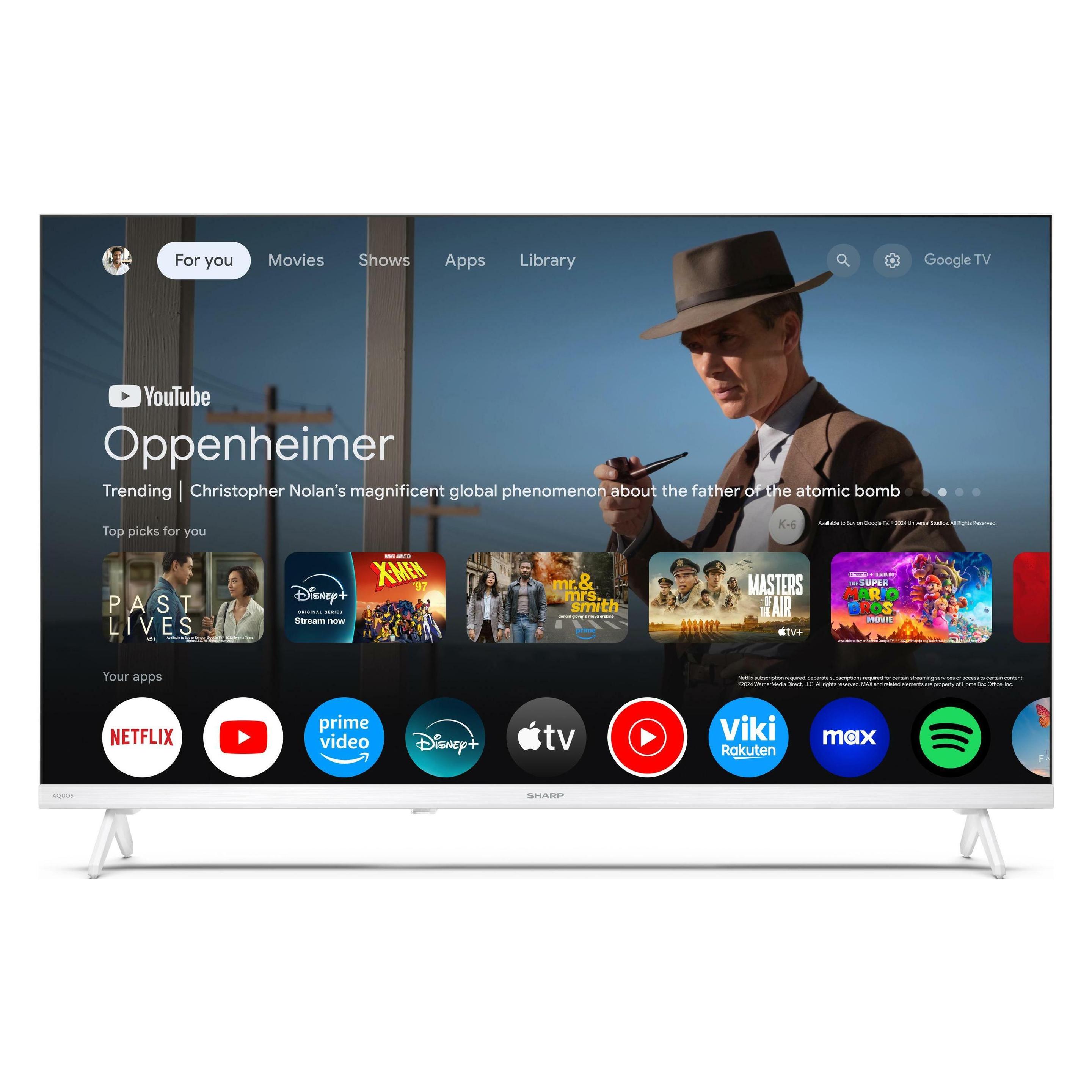 Sharp TV (32", LED, HD, 2025) (32HF2265EW)