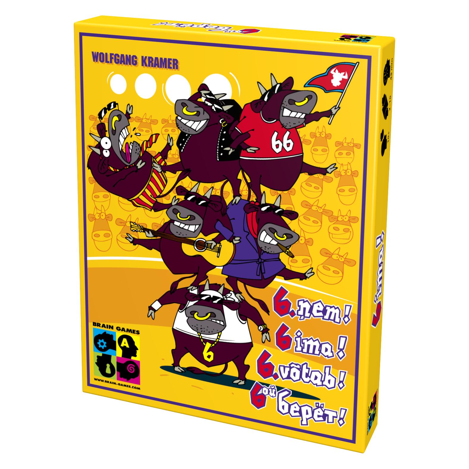 Brain Games card game "6 takes!" (Estnisch, Lettisch, Litauisch, Russisch, 2 - 10 Spieler) (4751010190019)