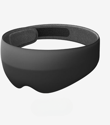 DynamicDeals Dreamlight 2S Generation Sleep Mask, Full Shading Eye Cover For Travel & Home Use, Breathable Polyester Fiber Design black