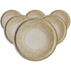 PIZZATELLER Rimini beige ø 30 cm 6er Set