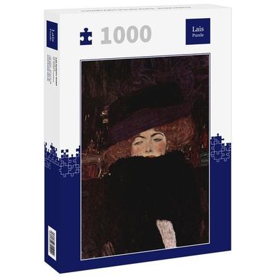 Lais Puzzle Gustav Klimt - Dame mit Hut und Federboa 1000 Teile