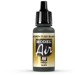 Vallejo Model Air 021 Black Green RLM70