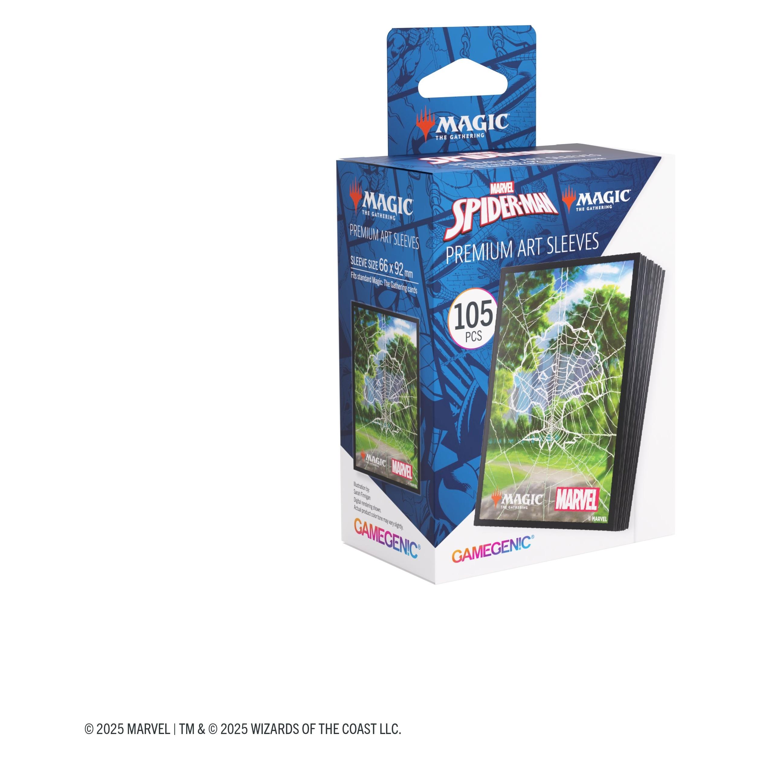 Gamegenic - Magic: The Gathering | Marvel's Spider-Man Premium Art Sleeves - Spider-Man Forest (4251715421963)