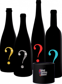 Geschenkset Metal - 4  Blind-Verkostungsmanschetten - Blind Tasting Sleeve
