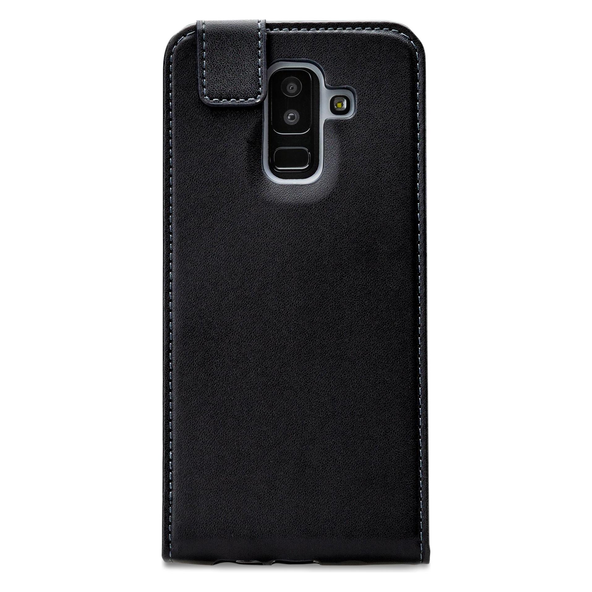 Mobilize Klassisches Gelly Flip Case für Samsung Galaxy A6+ (2018) - schwarz (Samsung Galaxy A6+) (24328)