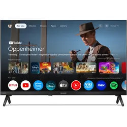 Sharp 24HF2265E (24", LCD, LED, HD, 2025), TV, Schwarz