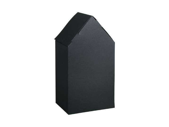 Rayher Faltschachtel Haus Schwarz 10 × 7.5 × 20 cm 3 Stück