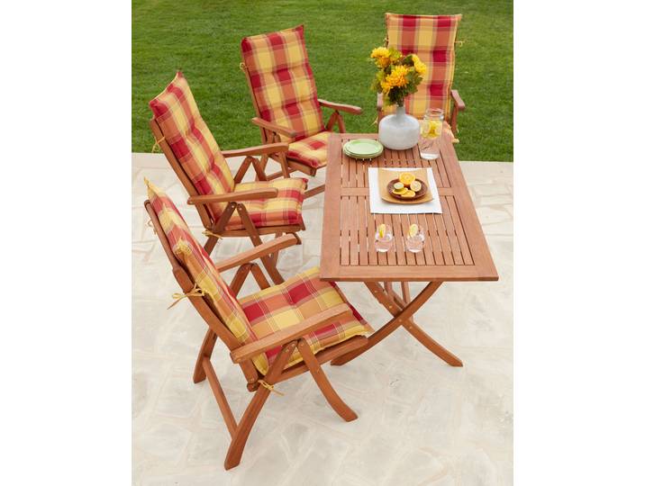 Garten-Essgruppe MERXX Maracaibo , braun, Obermaterial: 100% Polyester. Füllung: 100% Polyurethan, Sitzmöbel-Sets, Garten-Essgruppe