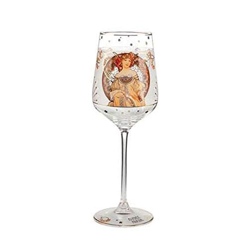 Goebel Artis Orbis Alphonse Mucha Träumerei Wijnglas Kleurrijk
