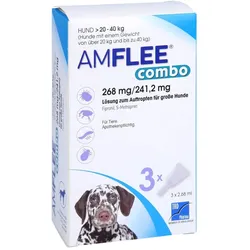 Amflee combo 268/241,2 mg Hunde 20-40 kg