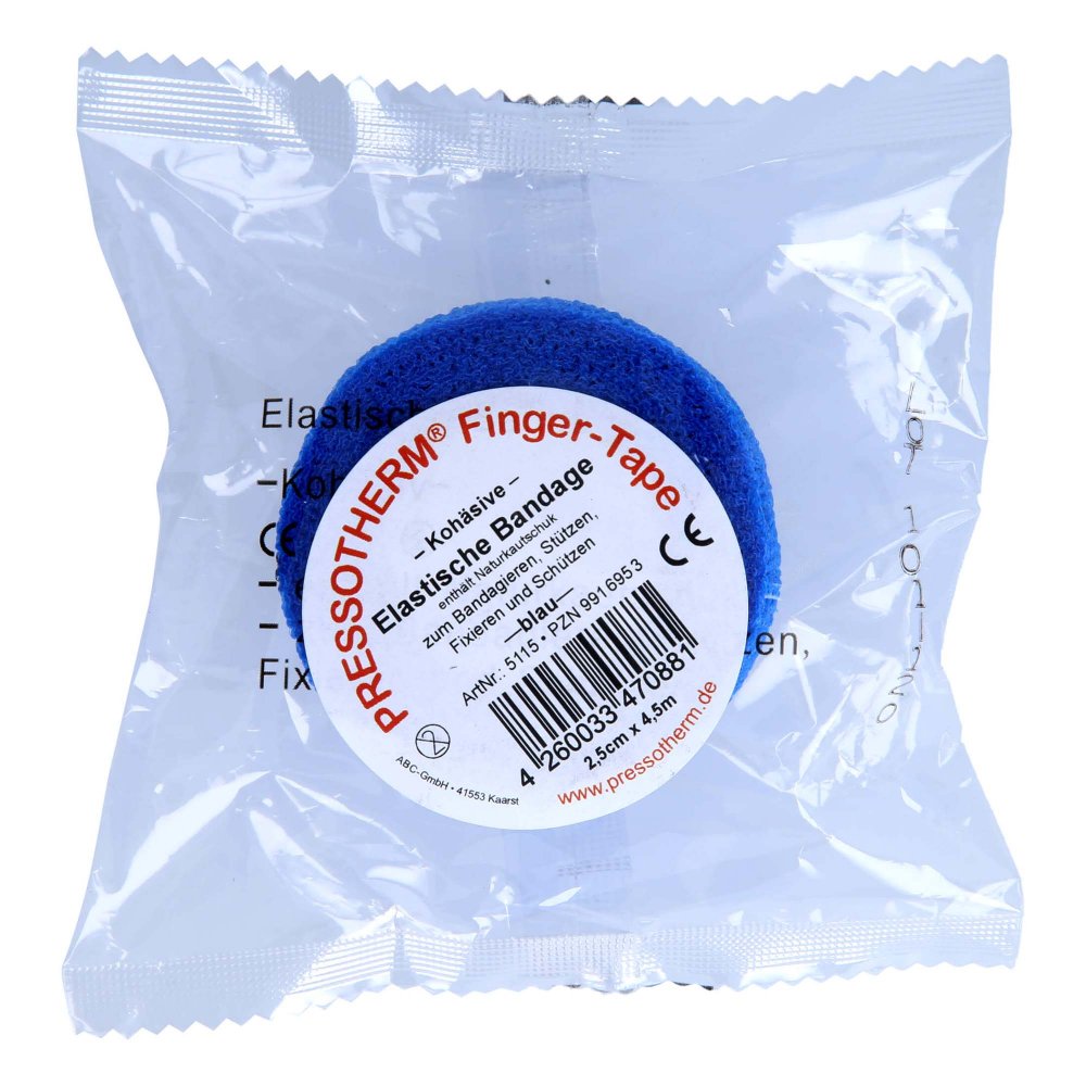 ABC Apotheken-Bedarfs-Contor GmbH Pressotherm Finger-tape blau 09916953