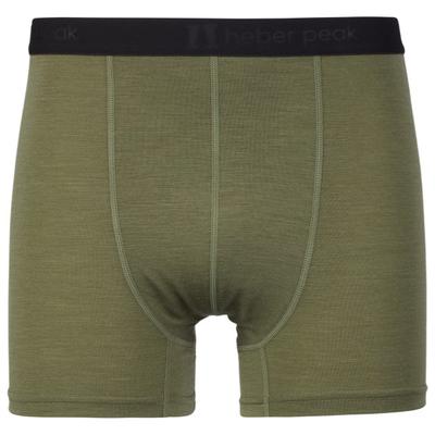Heber Peak - MerinoMix165 PineconeHe. Boxer - Merinounterwäsche Gr 5XL oliv