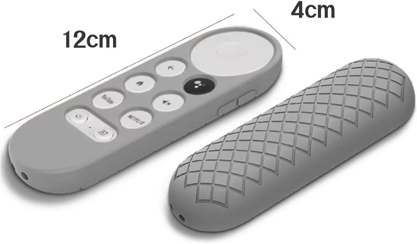 INF Hülle für Google Chromecast 2020 Fernbedienung Grau