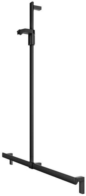 Keuco AXESS Barre de douche noir mat, 1150 mm, avec support de douche (35014371213)