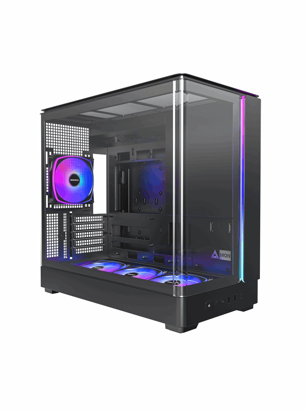 Montech King 15 Pro Black - Gehäuse - Minitower - Schwarz