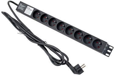 "Adam Hall 87478 19"" France Powerstrip Noir"