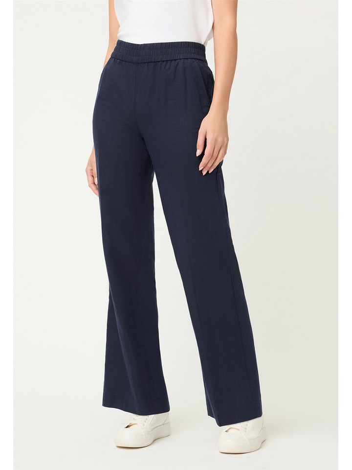 Olsen Marlenehose in Dunkelblau - 40