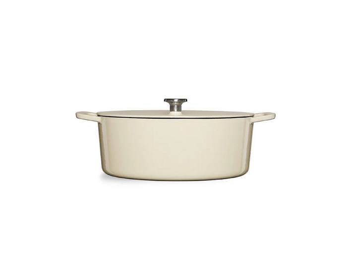 Fissler Bräter Fissler Moments Collection Gusseisen Bräter 33cm Elfenbeinweiß, Gusseisen