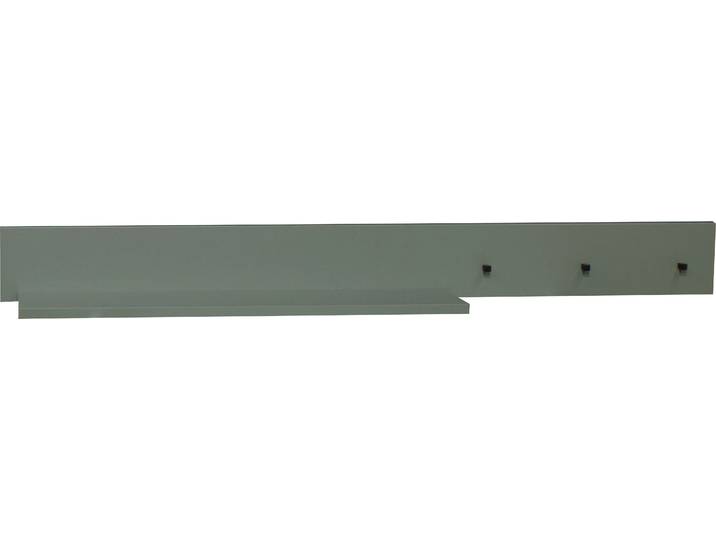 Hängeregal MÄUSBACHER, grau (pine grün), B:136cm H:14cm T:20cm, Regale, Hängeregal, Hängeregal Breite 136