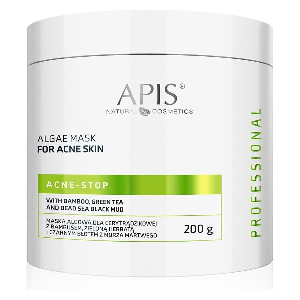 Apis Natural Cosmetics Apis Acne-Stop Algae Mask Algae Mask For Acne Skin With Bamboo And Green Tea 200G (200 g) (5901810006471)