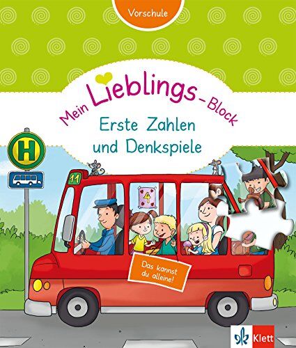 Birgit Dr. Ebbert - Klett Mein Lieblings-Block Erste Zahlen und Denkspiele: Vorschule ab 5 Jahren. Das kannst du alleine! - Preis vom 18.10.2026 19:22:15 h