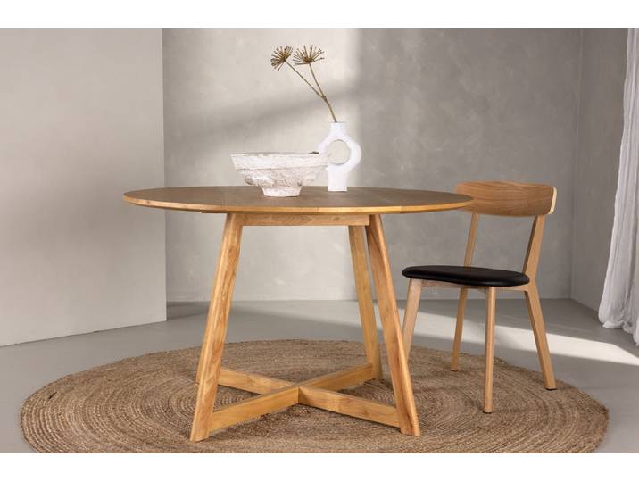 Esstisch Manaia - der perfekte Tisch für kleine Räume mit großem Stil - Braun - Luxusbetten24