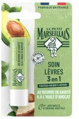 Le Petit Marseillais Soin Lèvres 3En1 Karité Avocat 4,9 g - Stick 4,9 g