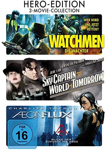 Zack Snyder - Watchmen - Die Wächter / Sky Captain And The World Of Tomorrow / Aeon Flux - 3DVD - Preis vom 11.10.2026 15:43:13 h