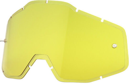 Lente Gialla Pre-Curvata Originale Per Occhiali 100% Racecra taglia un