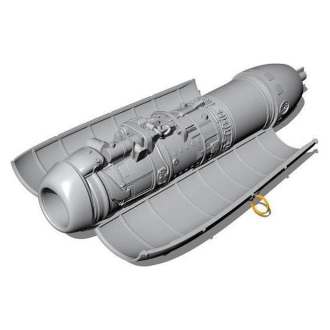 CMK Heinkel He 162A Engine (BMW 003 jet engine) (129-7443)