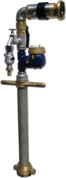Trinkwasser Wassermess Standrohr Systemtrenner Storz/Zapfhahn DN80 Wasserzähler