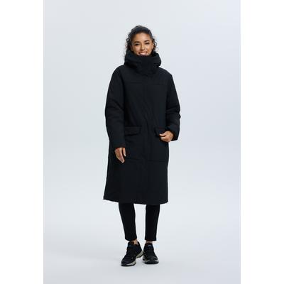 Funktionsjacke ICEPEAK "AKIAK", Damen, Gr. 48, schwarz (basic schwarz), Obermaterial: 100% Polyester, Jacken Funktionsjacke, wasserdicht, winddicht, atmungsaktiv, mit Wassersäule 8000