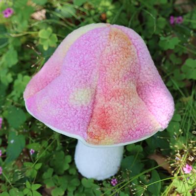 Perfect Picks Market Simulation Mushroom Plush Toy, Creative Washable Pillow Cushion For Kids & Adults, Birthday Gifts For Kids rose Pink