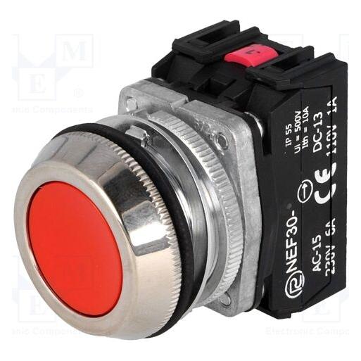 Romet Sicherheitsknopf NEF30 30mm rot - W0-NEF30-K XY C (W0-NEF30-K XY C)