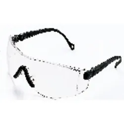 Schutzbrille OP-TEMA™, schwarz/klar antikratz - schwarz/klar