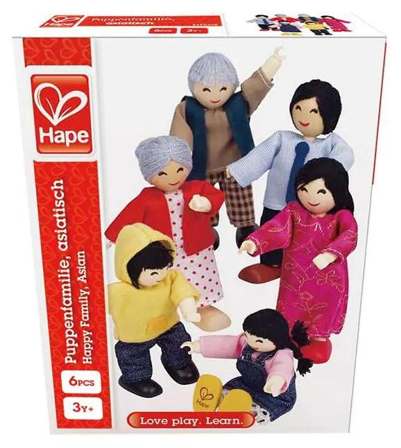 Hape Happy Family Poppenfamilie Aziatisch E3502