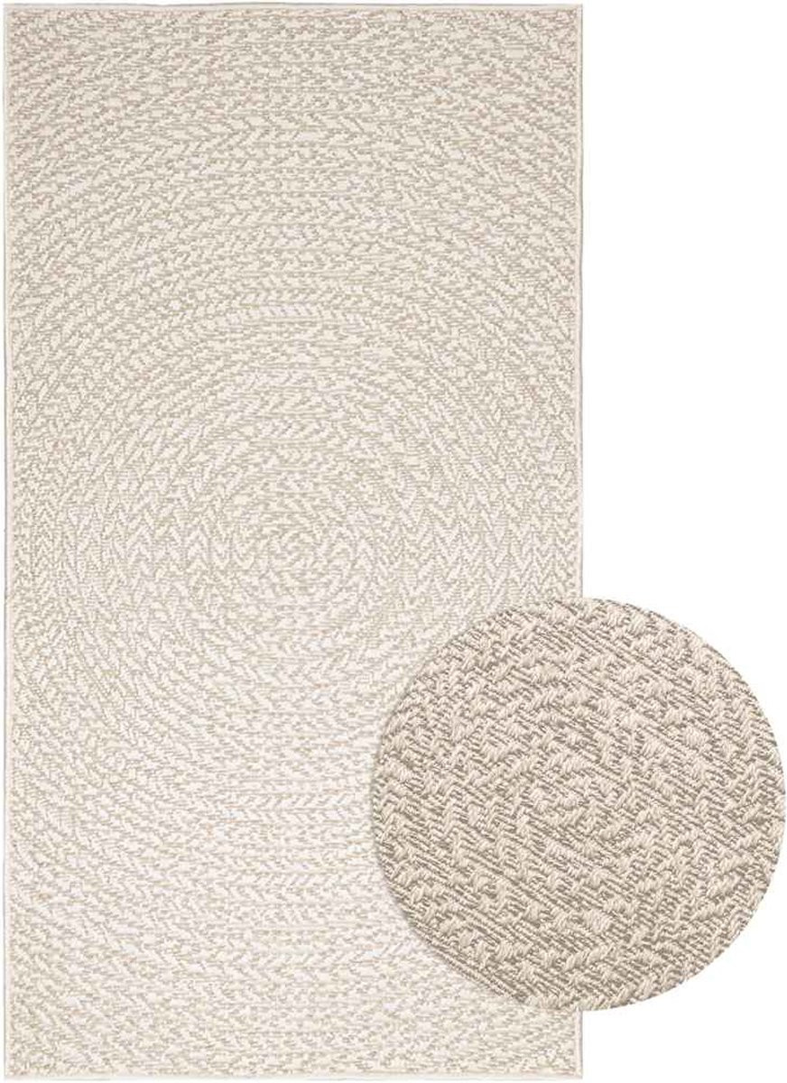 vidaXL Vloerkleed ZIZUR Jute Look voor Binnen en Buiten 80 x 150 cm