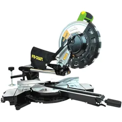 Procraft, Kappsäge + Gehrungssäge, PGS256 Kappsäge 2000 Watt 255 mm mit Schlitten + Sägeblatt