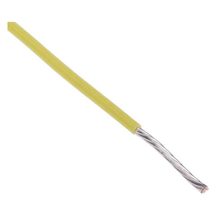 RS PRO PTFE B 7/0.2 yellow 25m (25 m) (8417346)